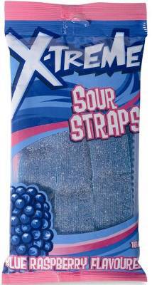 Xtreme Sour Straps Blue Raspberry