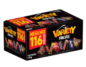 Mars Variety Fun Size Mega Mix 116pc