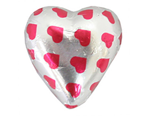Chocolate Hearts Heart Print