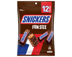 Snickers Chocolate Medium Party Share Bag 12piece 180G