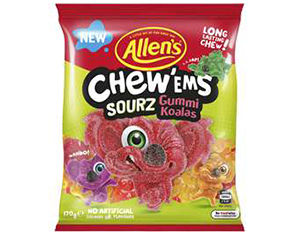 Allen's Chew'Ems Sourz Gummi Koalas 170g