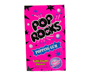 Pop Rocks Gum 7g Tutti Frutti