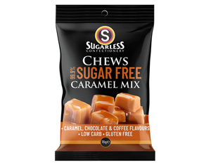 Sugarless Caramel Mix Chews 70g