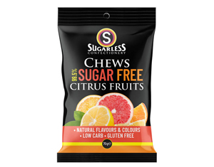 Sugarless Citrus Chews 70g