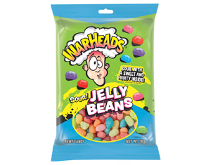 Warheads Sour Jelly Beans 1kg