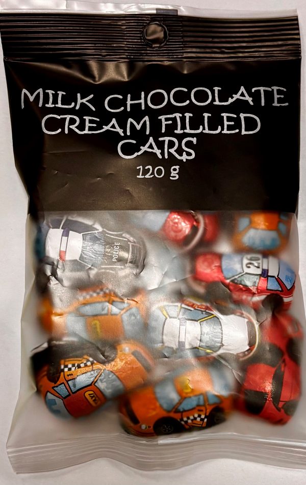 Kingsway Milk Chocolate Cream Filled Cars 120g